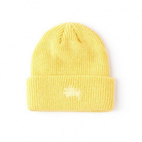 SMOOTH STOCK BEANIE-YELLOW